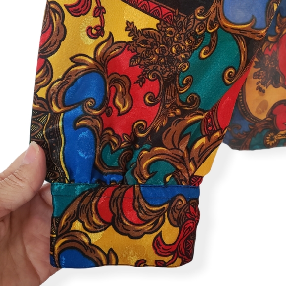 Laura & Jayne Collection Vintage Colorful Blouse - Picture 6 of 11